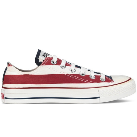 Converse Lonas All Star "Usa" OX Low (602/blanco/rojo/azul)