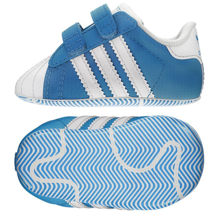 Adidas Original Superstar 2 Crib (blue/white)