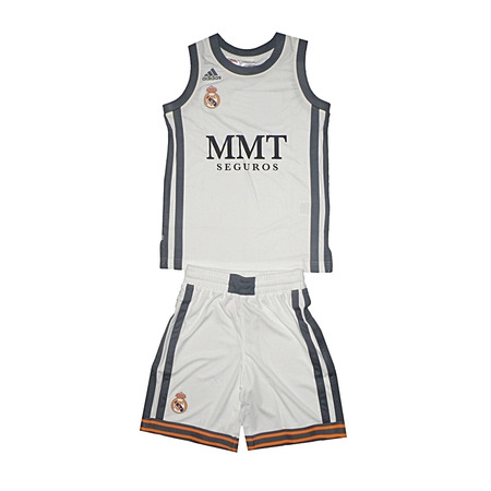 Fora Crianças Basquetebol Adidas Real Madrid 2012/2013 (branco)