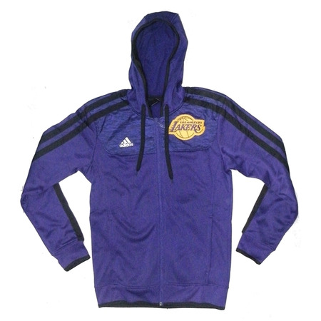 Jaqueta Junior Adidas Angeles Lakers (roxo/preto/amarelo)