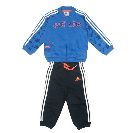 Adidas Logo Track Suit Infant Boy Jogger (azul/azul royal)