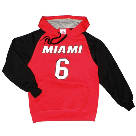 Hoodie Basic Miami Nº 6 (red/black)