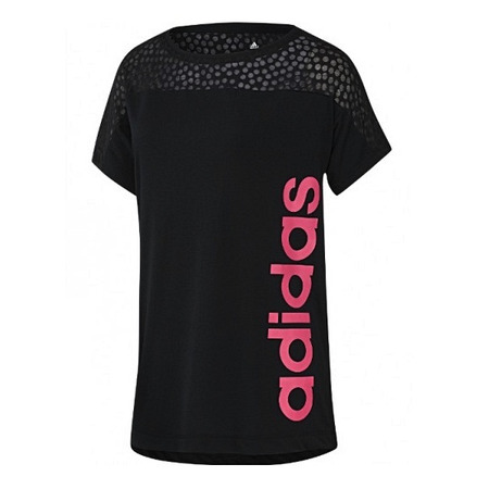 Adidas Camiseta Mulher Reload L IMAGE T (Preto/Rosa)