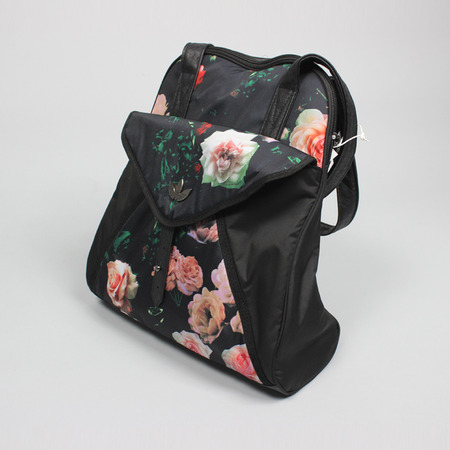 Adidas Original Rose Print Bowling Bag (black)