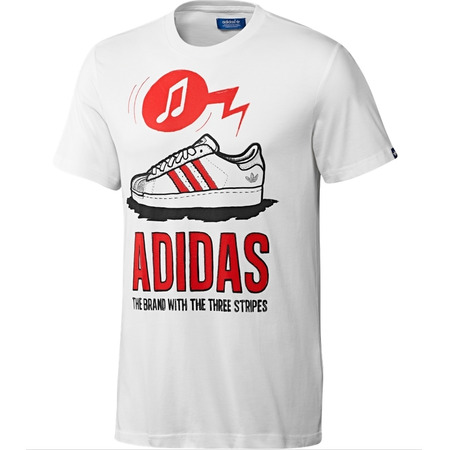 Adidas Original Graphic Sinsing Shell Tee Men´s (white)