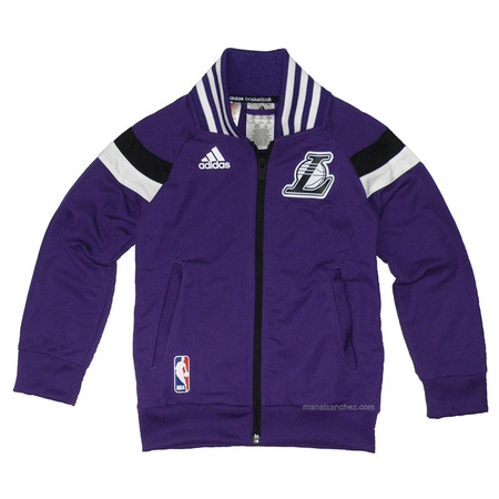 Adidas Young NBA Lakers Winter Hoops Jacket (purple/white)