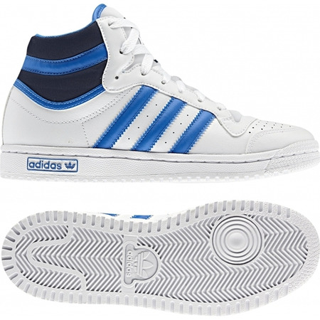 Adidas Top Ten Hi Kids (branco/azul)