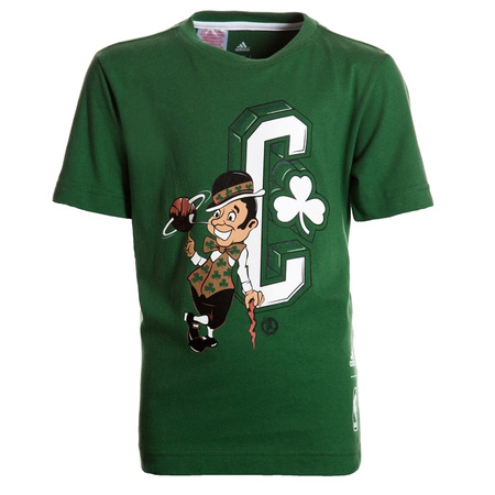 Adidas NBA Boston Graphic Tee Kids (green/white)