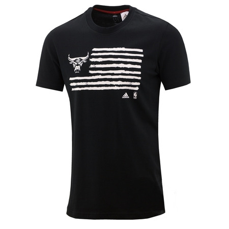 Adidas NBA Bulls Washed 2 Tee Men´s (black/white)