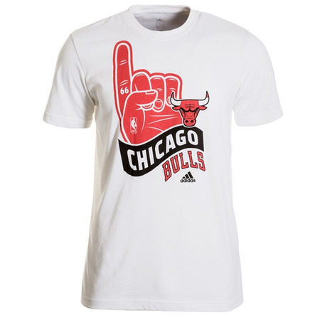 Adidas NBA Chicago Bulls Impact Full Tee Men´s (white/red)