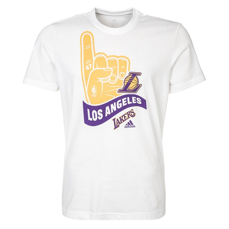 Adidas NBA Los Angeles Lakers Full Tee Men´s (branco)