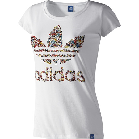 Adidas Precious Stones Trefoil Mulher (branco)