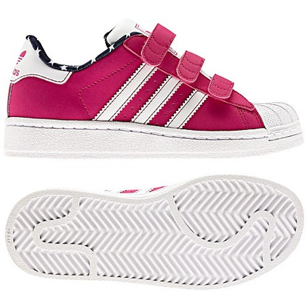 Adidas Superstar 2 CF C (rosado/branco)