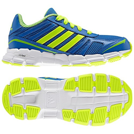 Adidas Tênis Crianças adifast  Kids (28-35)(azul/limaô)