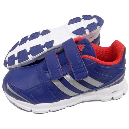 Adidas adifast Syn CF Infant (azul/prata/vermelho)(19-27)