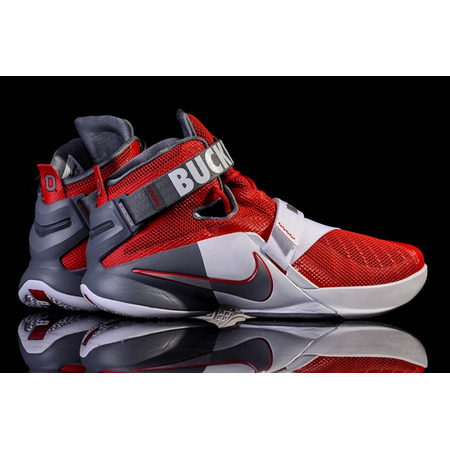 Lebron Soldier IX Premium "Ohio State" (601/red/silver/wite)