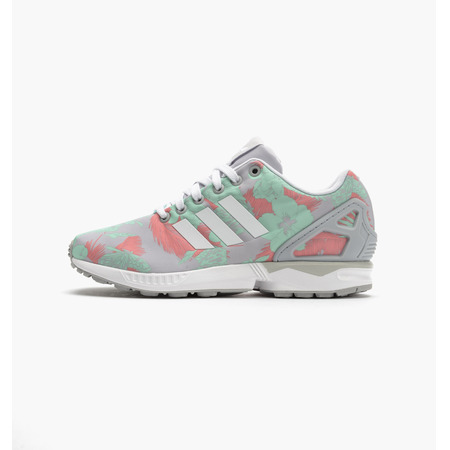 Adidas Originals ZX FLUX W "Tropical Palm Tree" (gris/coral/verde)