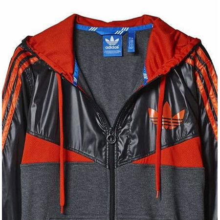 Adidas Originals Sudadera Colorado ZIP H (gris/negro/naranja)