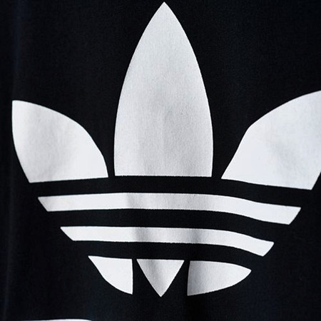 Adidas Originals Camiseta 3-Stripes Trefoil (negro/blanco)