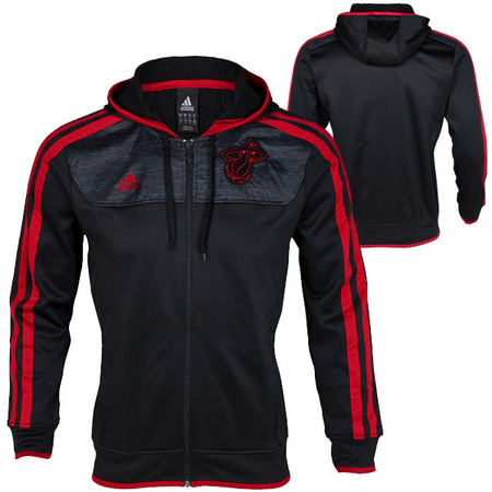 Jaqueta Adidas Miami Heat (preto/burdeaux)