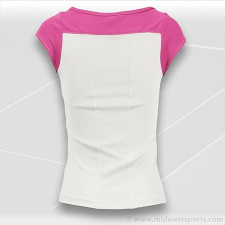 Adidas Camiseta Tennis Girls Response (white/pink)