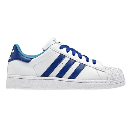 Adidas Superstar 2 J (36-39/branco/azul)