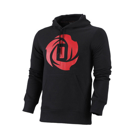 Adidas Sudadera D-Rose Logo (negro/rojo)