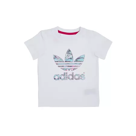 Adidas Originals Camiseta Infantil Trefoil Flower (blanco)