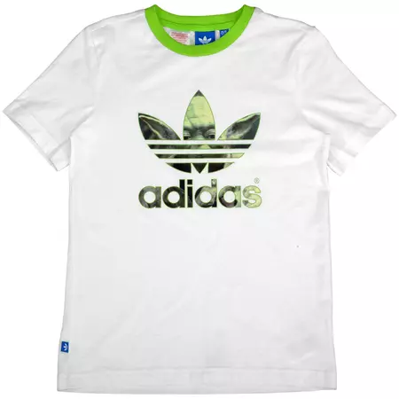 Adidas Originals Camiseta Niño Star Wars Yoda (blanco/verde)