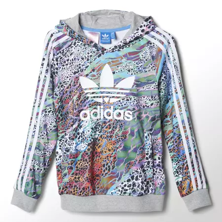 Adidas Originals Sudadera Niña Flower Hooded Fleece (multicolor)