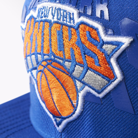 Adidas NBA Gorra New York Knicks Anthem Hat (azul/naranja)