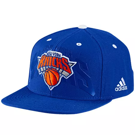 Adidas NBA Gorra New York Knicks Anthem Hat (azul/naranja)