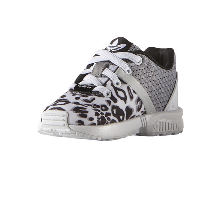 Adidas Originals ZX Flux Split EL Infants "Leopard"  (white/grey/black)