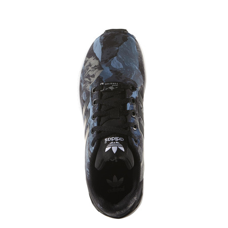 Adidas Originals Junior ZX Flux "Earth" (ceniza/negro/azul)