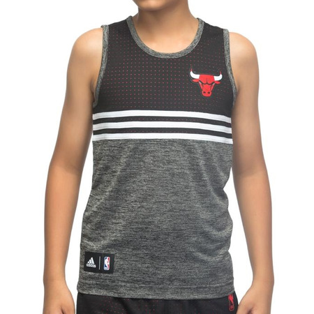 Adidas NBA Camiseta Niño Chicago Bulls Winter Hoops (negro/gris/rojo)