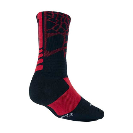 Calcetines Basket LeBron Hyperelite Crew (065/negro/rojo)