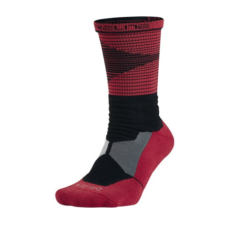 Calcetines Nike Hyper Elite Disruptor Crew (012/negro/rojo/gris)