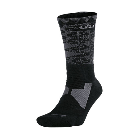 Calcetines LeBron Hyper Elite Crew (015/negro/antracita)