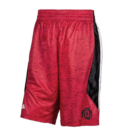 Adidas Short D-Rose Chisel (rojo/blanco/negro)