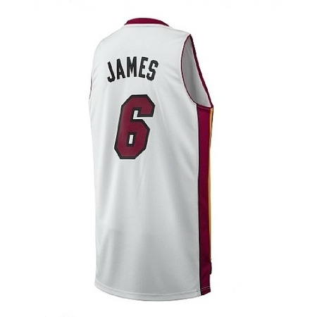 Adidas Jersey Bordado NBA Lebron James Miami Heat (white)