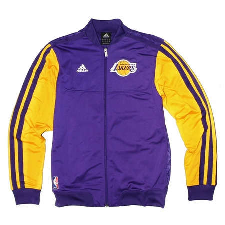 Adidas Jaqueta On-Court Angeles Lakers (roxo/amarelo)