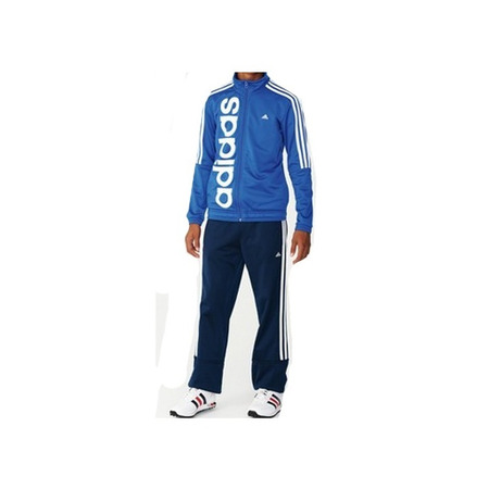 Adidas Young Boy TrackSuit Lineage Knit CH (azul-royal/marinho)