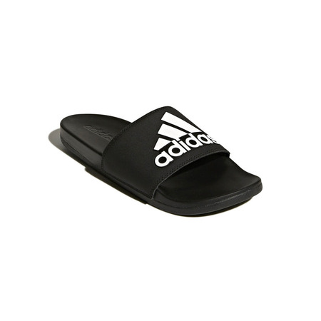 Adidas Adilette Cloudfoam Plus Logo Slide (Black)