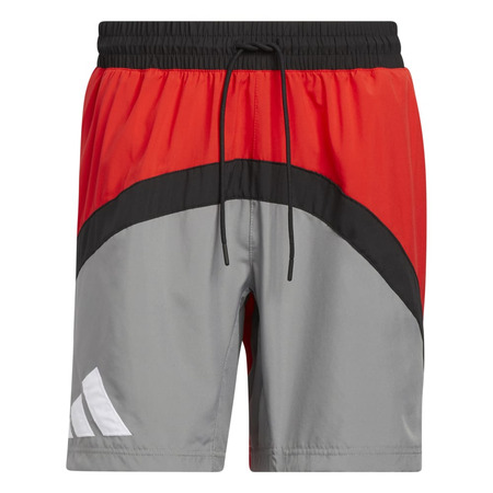 Adidas Basketball Galaxy Short "Vived Red-Grey"