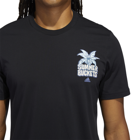 Adidas Basketball Summer Buckets Tee "Black"