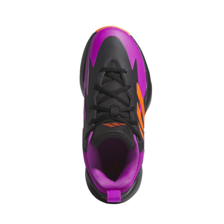 Adidas Cross Em Up Select Jr. "Core Black-Purple Burst"