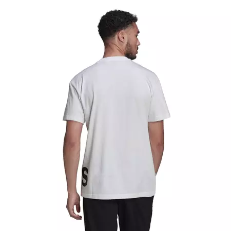 Adidas Essentials Giant Logo(White / Black)