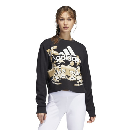 Adidas FARM Graphic Crop Crewneck Sweatshirt