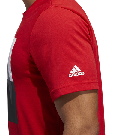 Adidas Harden Big Logo Tee (Scarlet)