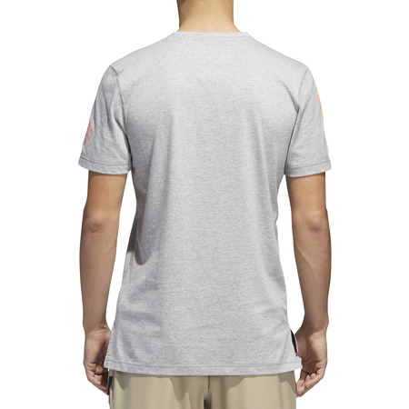 Adidas Harden Brand Slogan Tee (Medium Grey Heather)